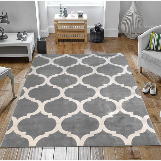 Hamon Machine Woven Grey Indoor / Outdoor Use Rug