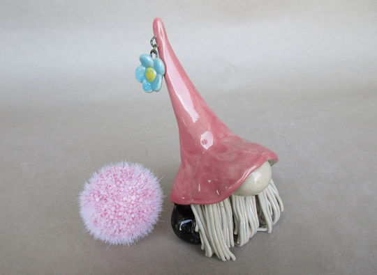 Flower Gnome, Pink One-Of-A-Kind Gift