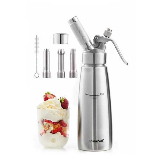 6 Piece Non-Stick Whipped Cream Dispenser