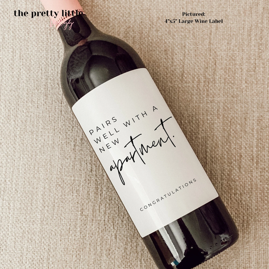 Housewarming Gift | New Place Wine Label For Her, Him Home Owner Realtor To Clients