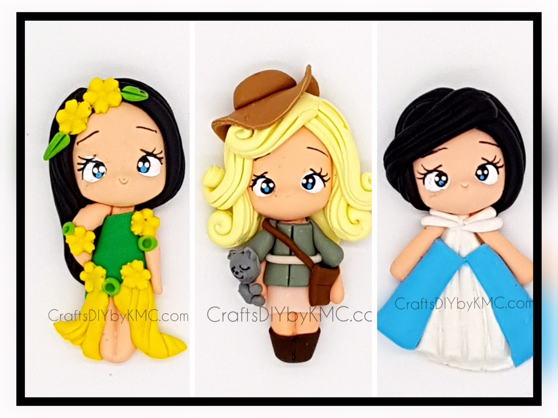 Clay Doll Flatback - Australian Fashion Embellishment