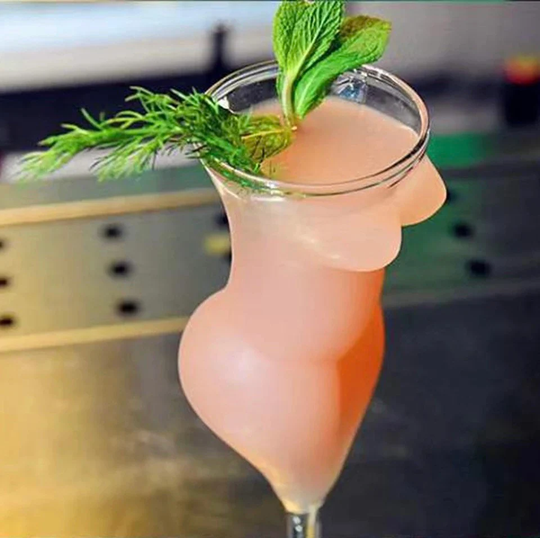 Body Shaped Glasses | Female Cocktail Barware Kitchenware Drinking Glass Trending Art Champagne Flute Wedding Gift
