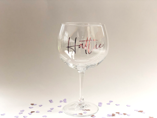 Personalised Gin Glass