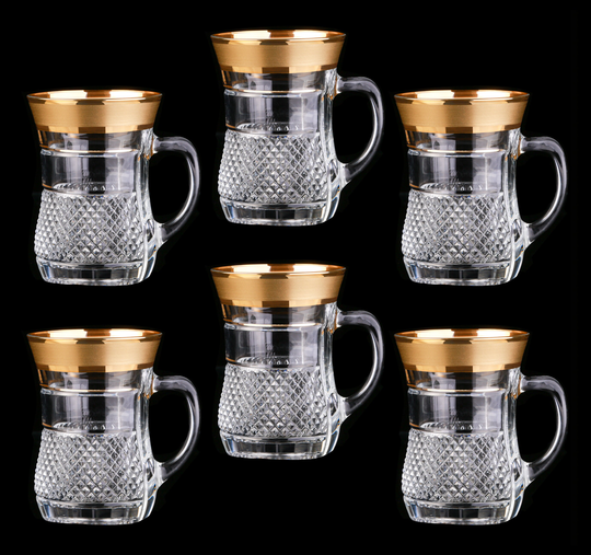 Bohemia Crystal Tea Glasses 6Pcs 200Ml