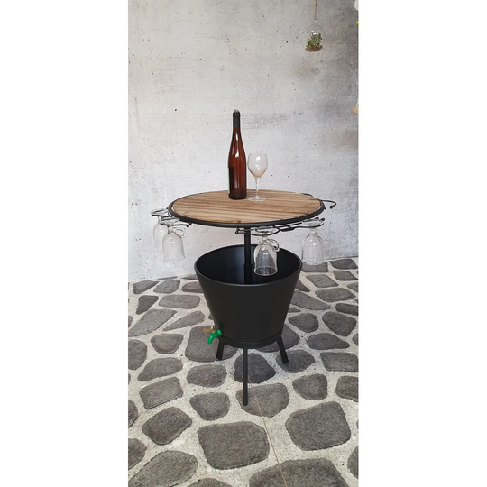 Creedmoor Bar with Wine Storage