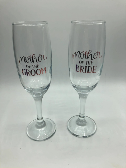 Bride Squad Glass/Mother Of The Groom Champagne Gin Wine