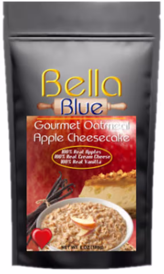 Gourmet Fuji Apple Cheesecake Quick Instant Oatmeal Mix - Gluten Free Heart Healthy Breakfast Foods Kid Approved