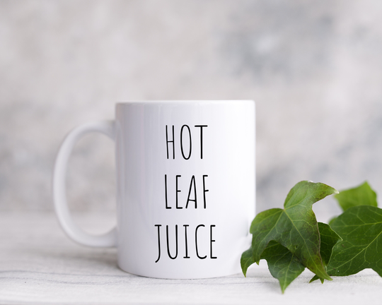 Avatar The Last Airbender, Hot Leaf Juice, Mug, Rae Dunn Tea Cup, Uncle Iroh Zuko, Two Tone Colored Handle Mug