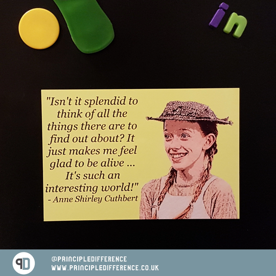 Anne Of Green Gables | Personalised Splendid Fridge Magnet With An E Gift 10x15cm Printed