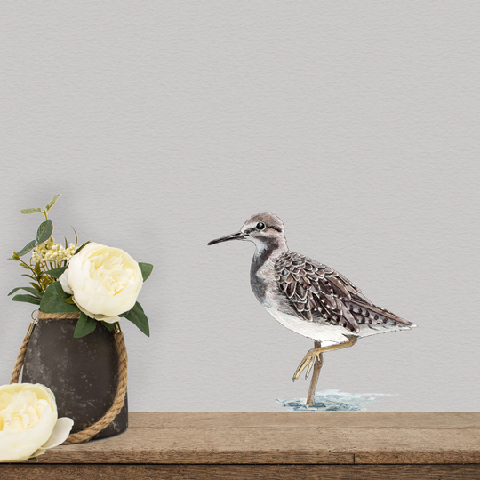 Wading Bird Removable Wall Sticker, Sandpiper Water Vinyl Decal Stickers, Nature Stickers