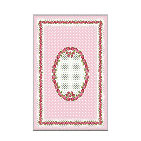 Loyce Flatweave Pink Rug