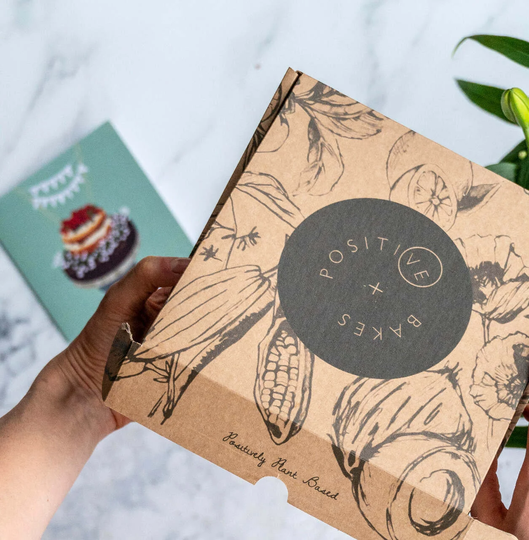 Birthday Brownie Gift Box Edition 1 | Vegan, Gluten Free, Dairy Eggless