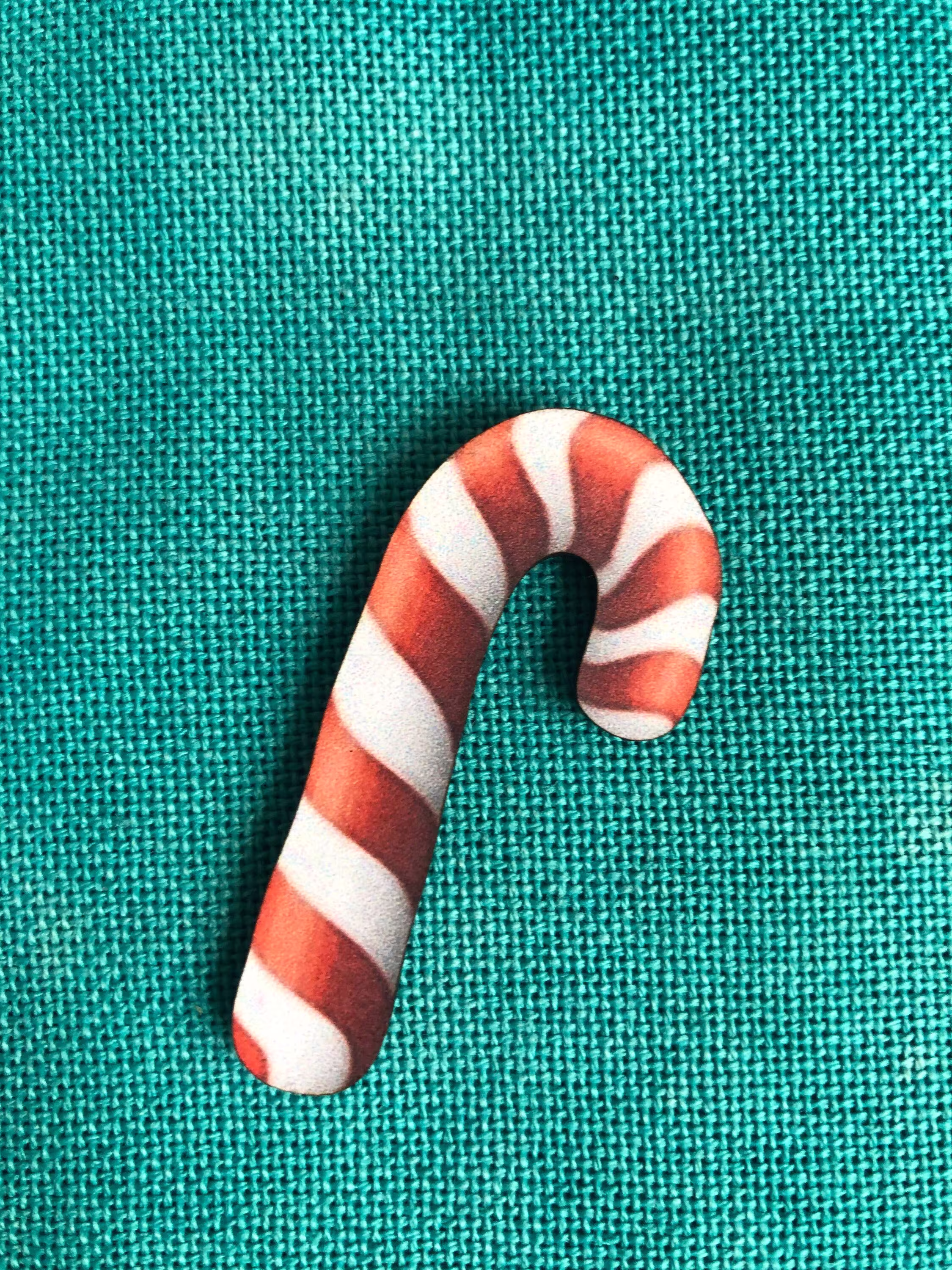 Candy Cane Wooden Needle Minder | Cover
