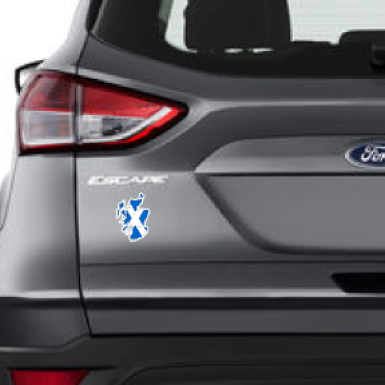 Scotland Mapag™ Magnetic Map & Flag Decal | Canada Wide Free Shipping