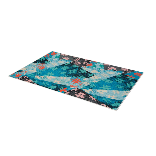 Corlissa Flatweave Green/Grey/Red Rug