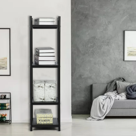 Hakes 114cm Iron Baker's Rack Standard with Wooden Shelves