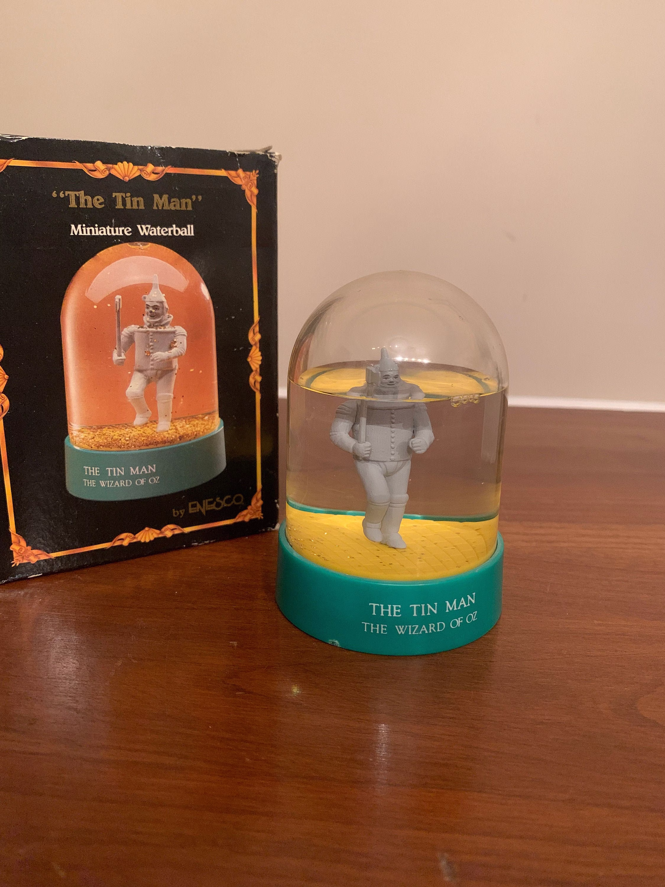 Vintage Tin Man Snow Globe