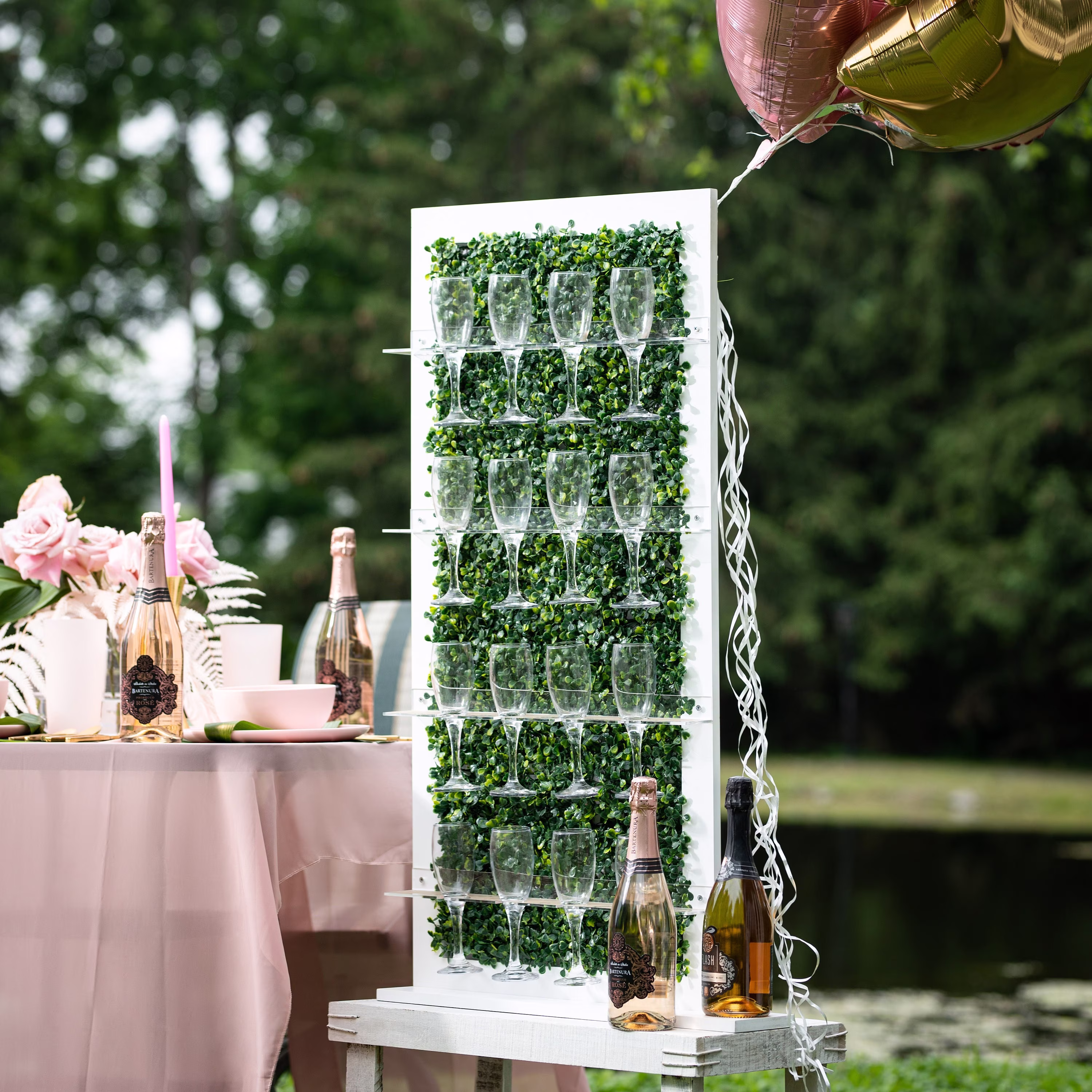 Personalized Champagne Wall Art | 16 Flute Stand For Your Party Events Décor Or Gift Loved Ones Wedding Champagne Flutes