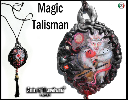 Focalor Demon Goetia Gothic Talisman Protective Protection Amulet Pendant Witch Handmade Necklace Art Jewelry Witchcraft Occult Pagan