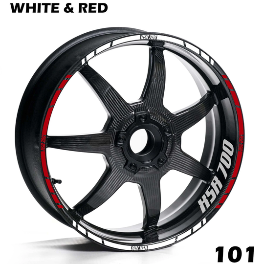 Yamaha Xsr 700 Full Motorcycle Wheels Rim Decal Sticker Kit
