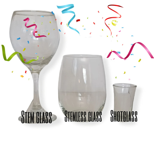 Custom Blank Wine Glass, Birthday Shot Glasses, Blank Sayings, Wine Glass Personalized, Girls Trip Favors