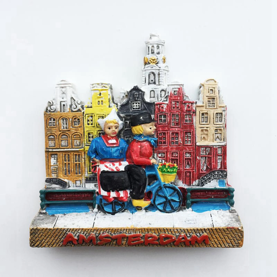Amsterdam House Netherlands Fridge Magnet Travel Souvenir Gift Collection Craft Refrigerator Decoration