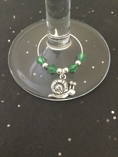 Snail Wine Glass Charm/Animal Charms Decor Lover Gift
