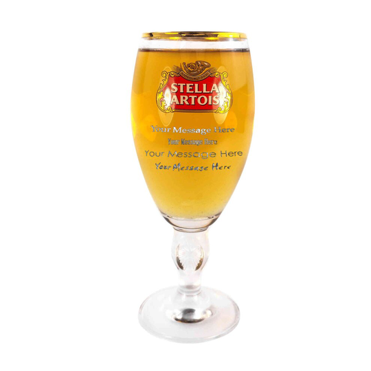 Personalised Engraved Official Stella Artois 33cl Beer Glass (Your Name /
