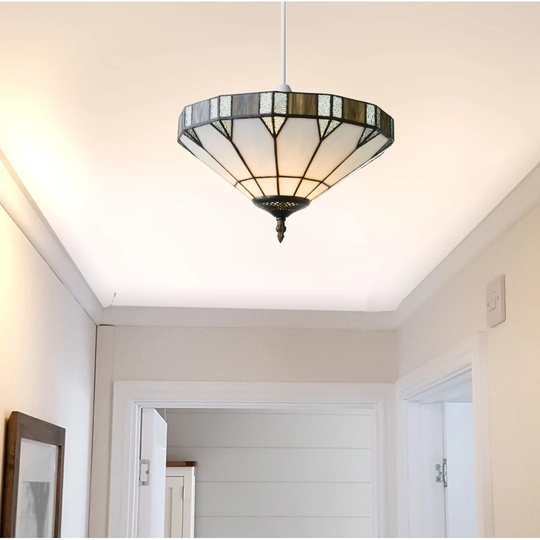 34cm Glass Bowl Pendant Shade