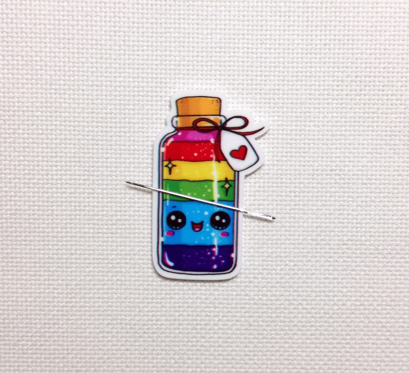 Rainbow Potion Needle Minder For Cross Stitch | Embroidery Cover Diamond Painting