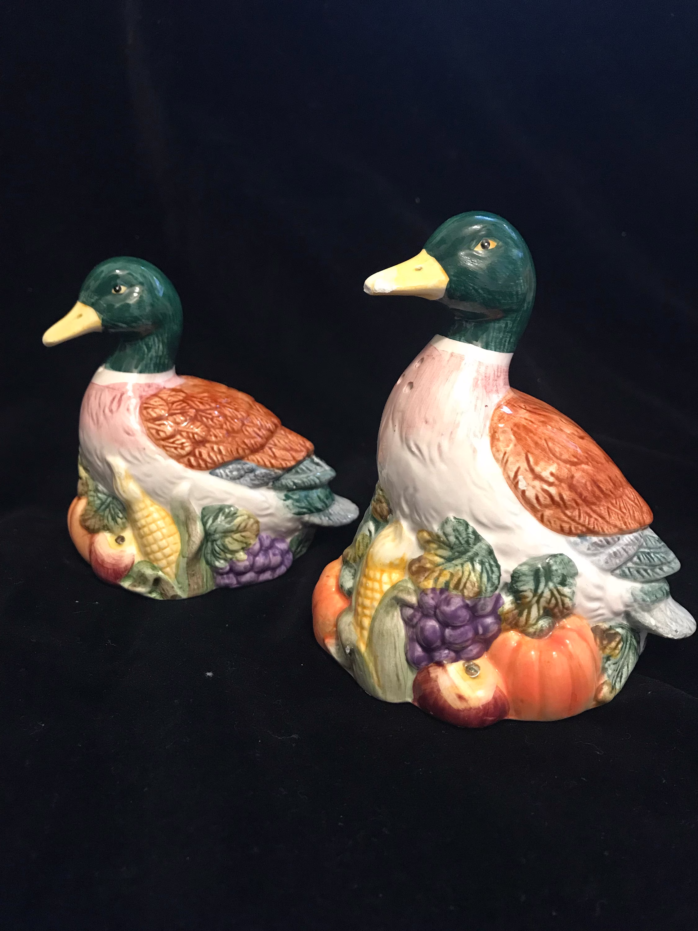 Mallard Duck Salt + Pepper Shakers Oci China