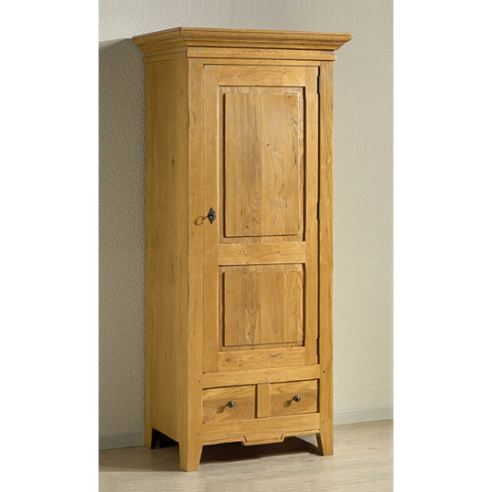 Absolom 80cm Wide 1 Drawer Oak Solid Wood Highboara