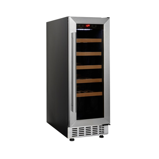 Cookology CWC300SS Wine Cooler | Stainless Steel 20 Bottle 30cm Undercounter Fridge