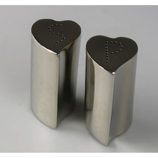 Revel Heart Salt and Pepper Shaker Set