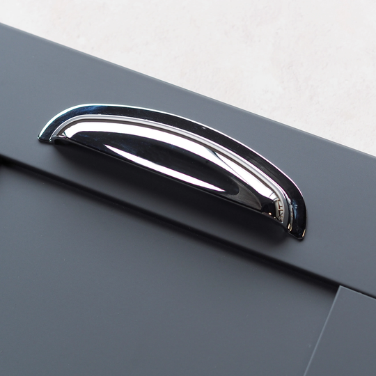 96mm & 128mm Polished Chrome Cup Handles | Shaker Style Kitchens Cabinets Drawers Doors Furniture
