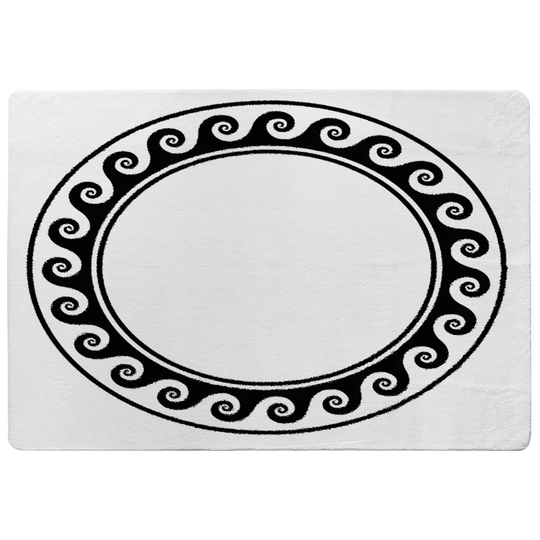 Nisbet Shaggy White Area Rug