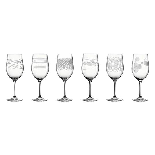 Casella 6 Piece 430ml Red Wine Glass Set