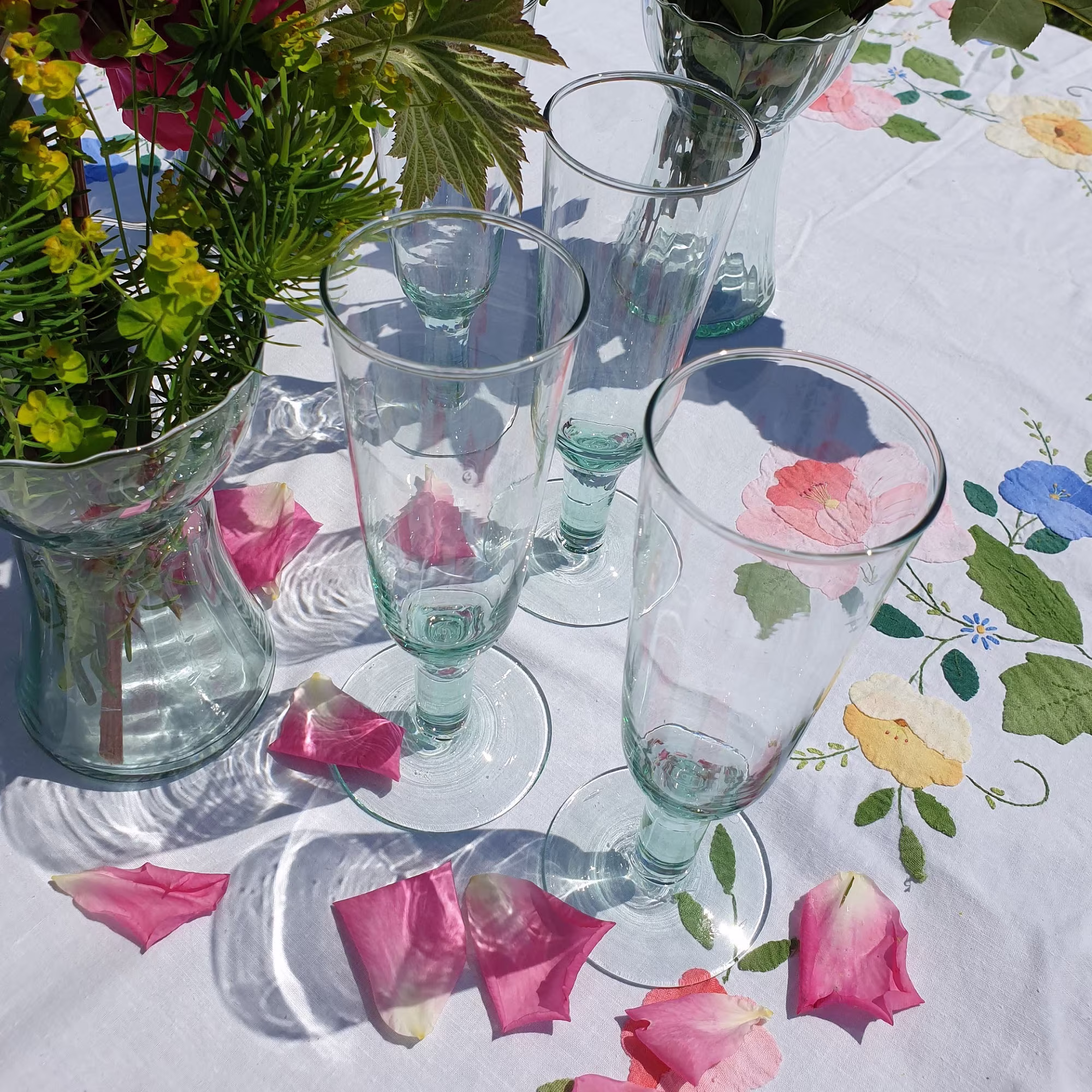 Recycled Glass Fluted Prosecco Champagne Flute | 220Ml Clear Set Of 4 Or 6 Eco Friendly Home Gift