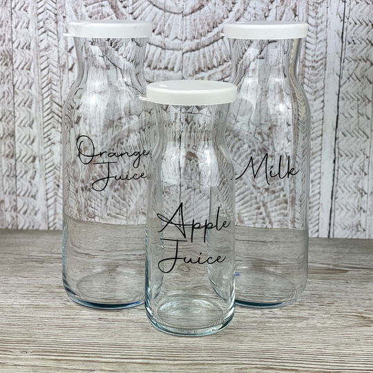 Refillable Glass Carafe With Silicone Lid