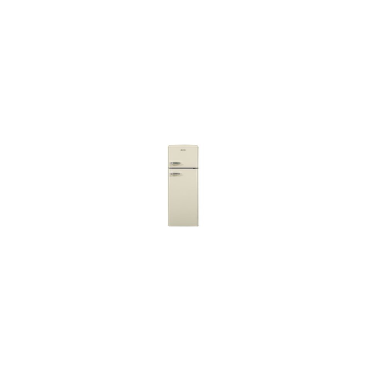 Top Mount Retro Fridge Freezer in cream