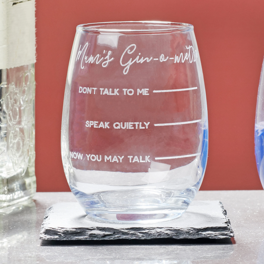 Personalised Gin-O-Metre Glass