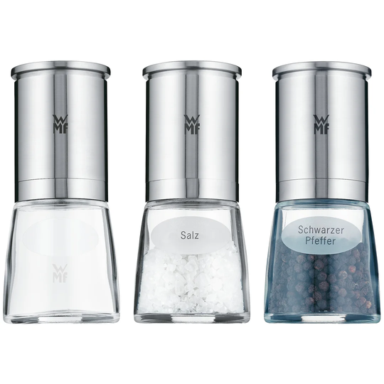 De Luxe 3 Piece Salt and Pepper Shaker Set
