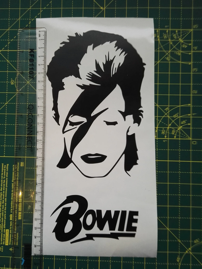 David Bowie Sticker Vinyl Decal Ziggy Stardust