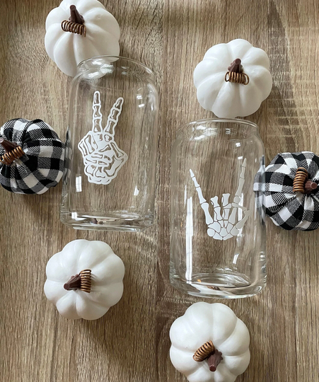 Halloween Beer Shaped Glasses
