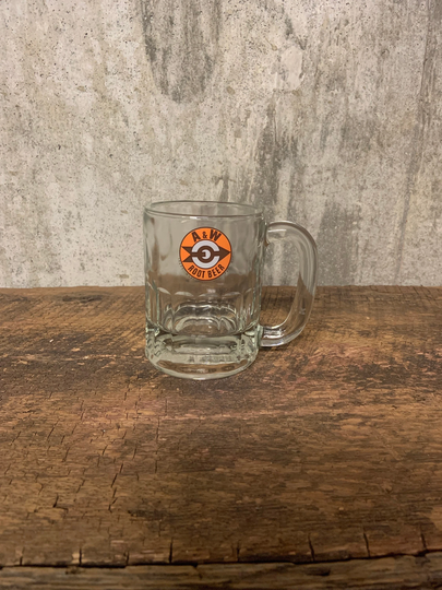 Aw Root Beer Mug, Collectible Glass, Man Cave, A&w Large Glass Frosty Short Drive in Mug