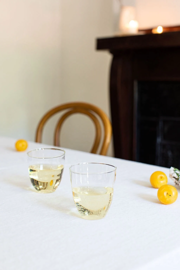 Organic Shaped Drinking Glasses Set Of 2