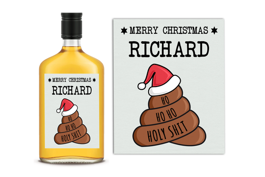 Stocking Stuffers For Men, Secret Santa Gift Funny, Personalized Liquor Label, Funny Christmas Boyfriend