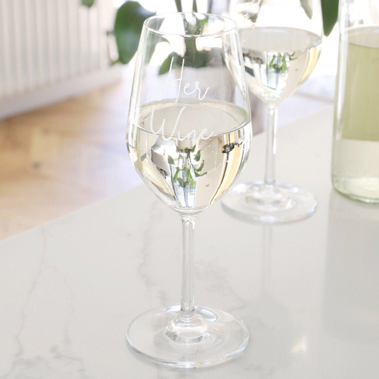 Her Wine Stem Glass