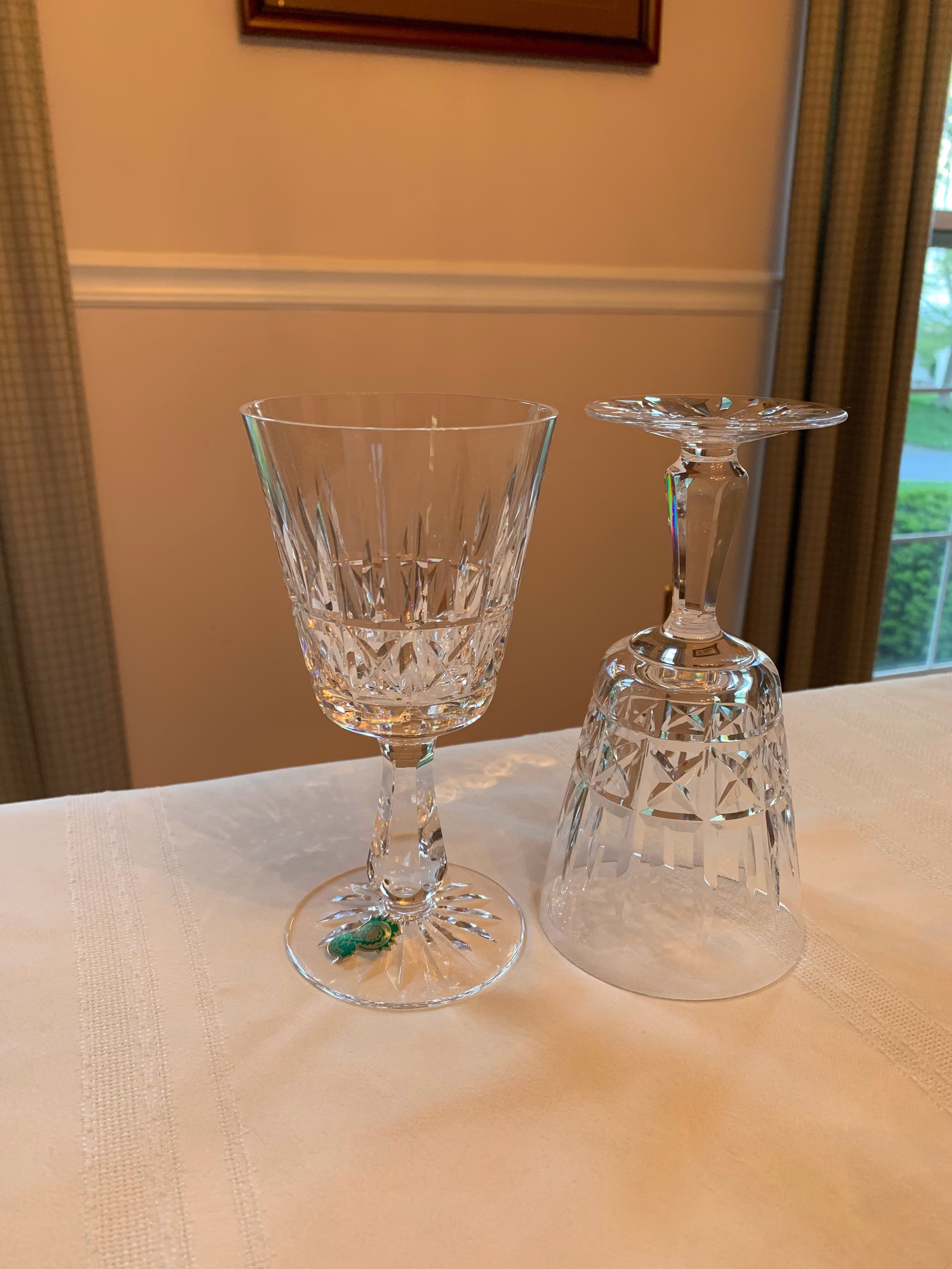 2 Waterford Kylemore Water Goblets