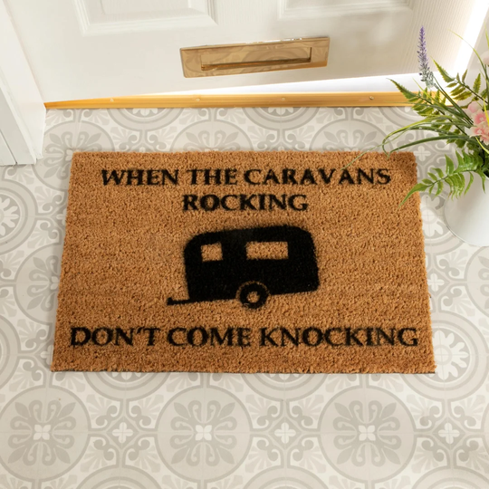 Olivianna If the Caravan Is Rocking Don't Come Knocking Doormat